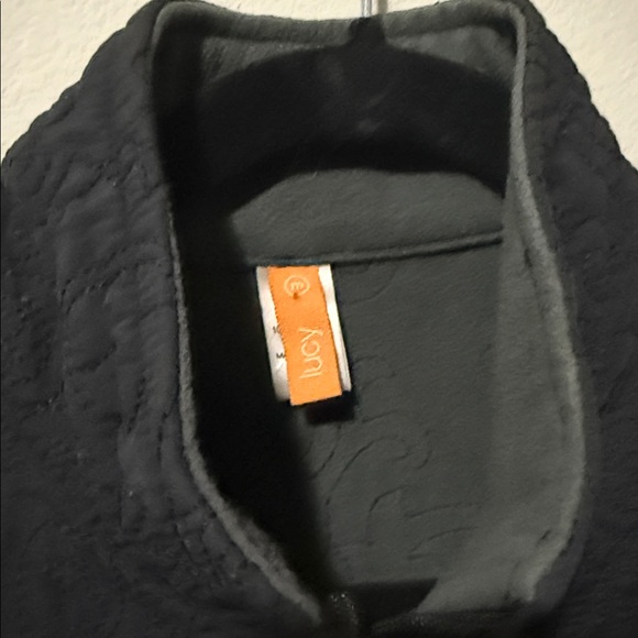 Lucy Black Stitched Nylon Vest Womens Medium Pockets Warm Winter Full Zip - Picture 2 of 9